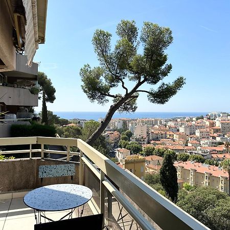 Appartement Nice, Grand Studio - Piscine - Terrasse Vue Mer Extérieur photo