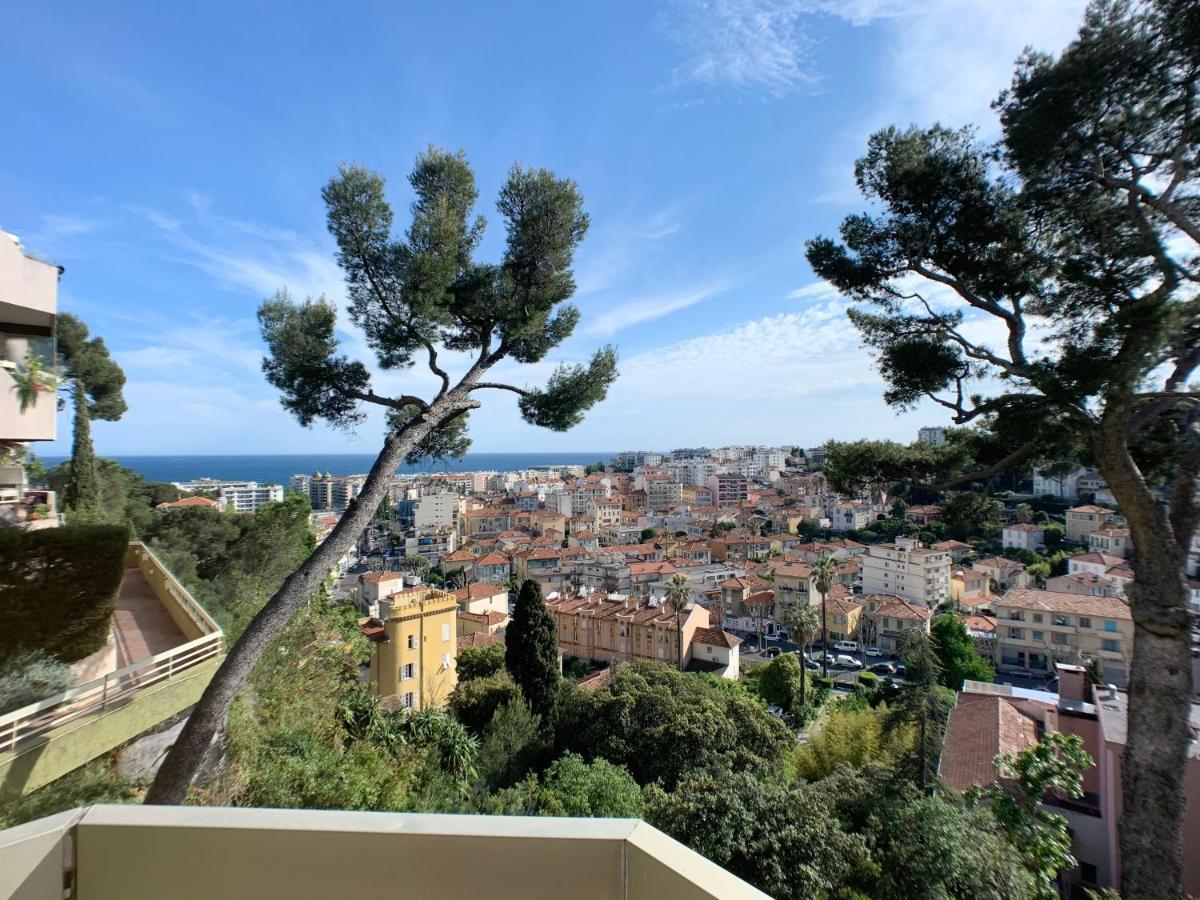 Appartement Nice, Grand Studio - Piscine - Terrasse Vue Mer Extérieur photo