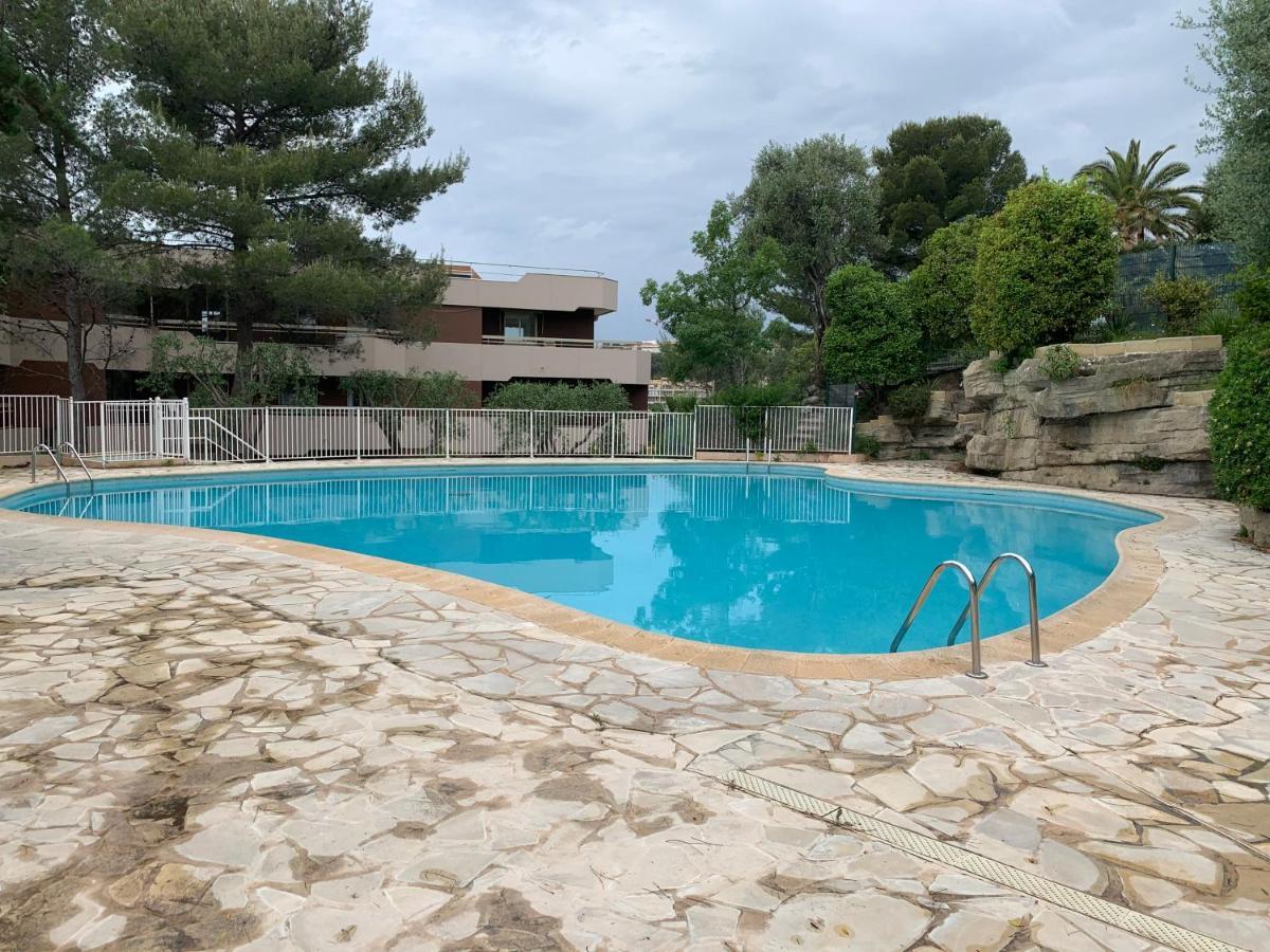 Appartement Nice, Grand Studio - Piscine - Terrasse Vue Mer Extérieur photo
